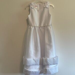 Bonnie Jean White Formal Kids Dress